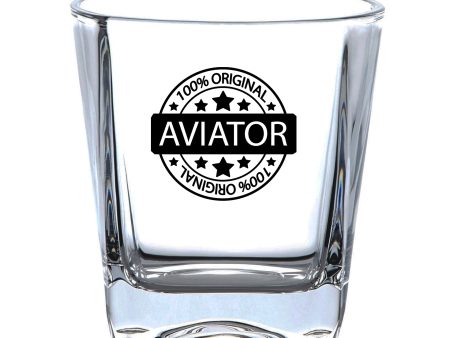 100 Original Aviator Designed Whiskey Glass Discount