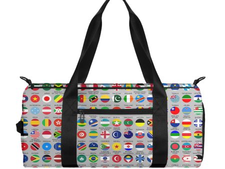 220 World s Flags Designed Sports Bag Online Hot Sale