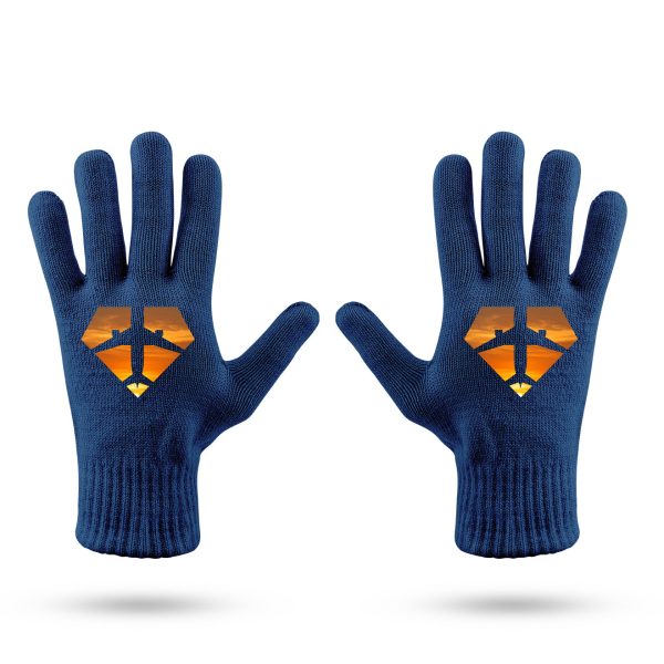 Supermen of The Skies (Sunset) Designed Gloves Discount