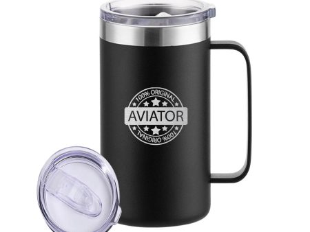 100 Original Aviator Designed Stainless Steel Beer Mugs Online now