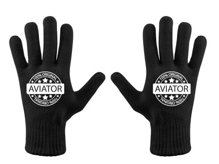 %100 Original Aviator Designed Gloves Fashion