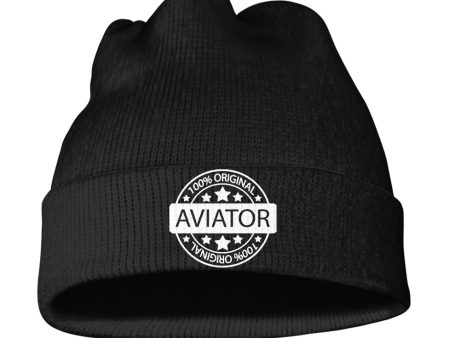 %100 Original Aviator Knit 3D Beanies Online Hot Sale