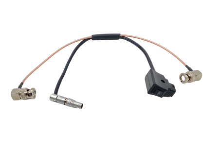 4 Pin Lemo Compatible Power & SDI Video Cable with Power Switch- 12  Long Cheap